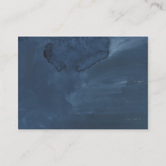 Ethereal Indigo & Blush Diaper Raffelkarten Begleitkarte (Rückseite)