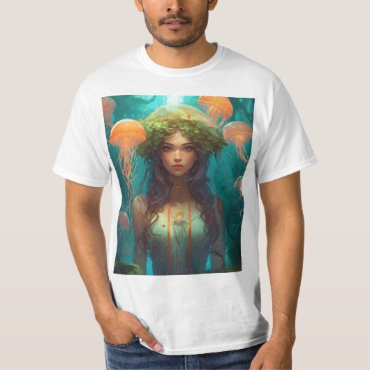 Ethereal Jellyfish Elegance T - Shirt (Vorderseite)