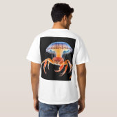 Ethereal Jellyfish Elegance T - Shirt" T-Shirt (Schwarz voll)