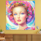 Ethereal-Kronenportrait Leinwanddruck (Insitu (Wohnzimmer))