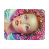 Ethereal-Kronenportrait Magnet (Horizontal)