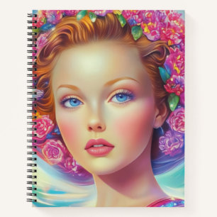 Ethereal-Kronenportrait Notizblock