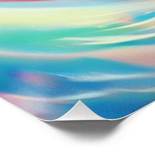 Ethereal-Kronenportrait Poster (Ecke)