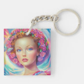 Ethereal-Kronenportrait Schlüsselanhänger (Rückseite)