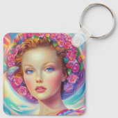 Ethereal-Kronenportrait Schlüsselanhänger (Rückseite)