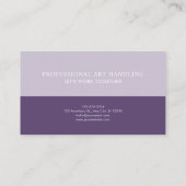 Ethereal Lavender und Gold Mountain Lake Visitenkarte (Rückseite)