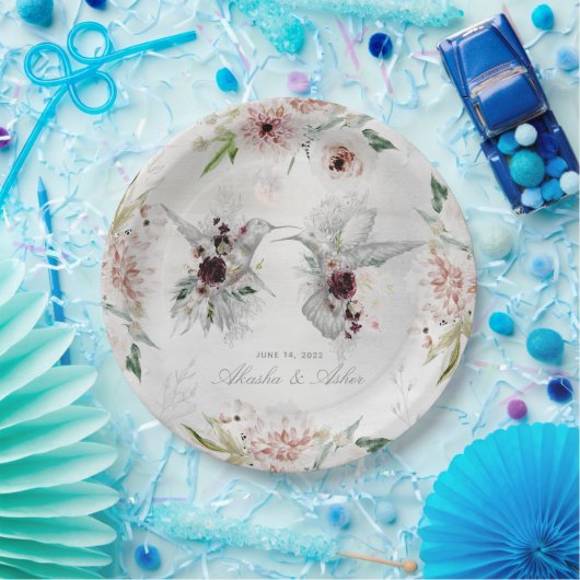 Ethereal Liebe Hochzeit 9 Zoll Abendessen Plate Pappteller (Party)