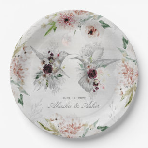 Ethereal Liebe Hochzeit 9 Zoll Abendessen Plate Pappteller