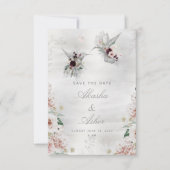 Ethereal-Liebe Hochzeit speichern Sie die Datumska Save The Date (Vorderseite)