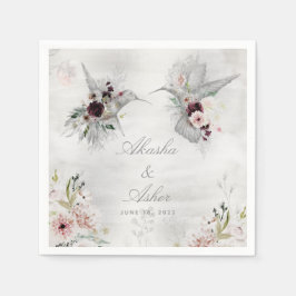 Ethereal Liebe Wedding Cocktail Napkins Serviette