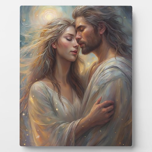 Ethereal Liebhaber von Dreameich Romantischer Ölma Fotoplatte (Vorderseite)