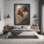 Ethereal Liebhaber von Dreameich Romantischer Ölma Poster