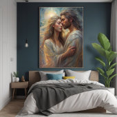Ethereal Liebhaber von Dreameich Romantischer Ölma Poster