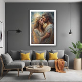 Ethereal Liebhaber von Dreameich Romantischer Ölma Poster
