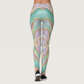 Ethereal Light Waves | Seamless Iridescent  Leggings (Rückseite)