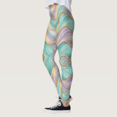 Ethereal Light Waves | Seamless Iridescent  Leggings (Links)