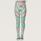 Ethereal Light Waves | Seamless Iridescent  Leggings (Vorderseite)