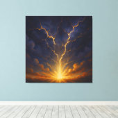 Ethereal Lightbreak Leinwanddruck (Insitu (Holzboden))