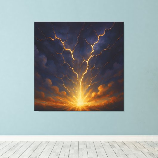 Ethereal Lightbreak Leinwanddruck (Insitu (Holzboden))