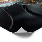 Ethereal Lily Print Poster (Ecke)