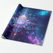 Ethereal Lotus Wrapping Paper Geschenkpapier (Ungerollt)
