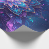 Ethereal Lotus Wrapping Paper Geschenkpapier (Ecke)