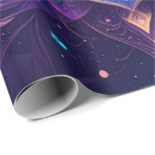 Ethereal Lotus Wrapping Paper Geschenkpapier (Rolleneckpunkt)