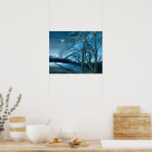 Ethereal Louisiana Night Poster (Küche)