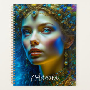 Ethereal Magische Fantasie Kunst Schöne Göttin Planer