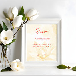 Ethereal Magnolia Blume, Gastgeschenke Hochzeiten Poster