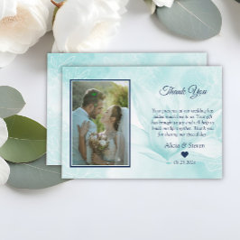 Ethereal Magnolia Blume, Hochzeit Dankeskarte