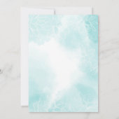 Ethereal Magnolia Blume, Hochzeit Einladung (Rückseite)