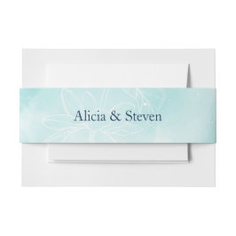 Ethereal Magnolia Blume, Hochzeit Einladungsbanderole