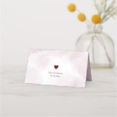 Ethereal Magnolia Blume, Hochzeit Platzkarte (Rückseite)