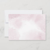 Ethereal Magnolia Blume, Hochzeit RSVP Karte (Rückseite)