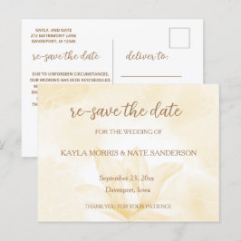 Ethereal Magnolia Blume, Hochzeit Save the Date Postkarte