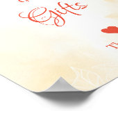 Ethereal Magnolia Blume, Hochzeitskarten & Geschen Poster (Ecke)