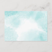 Ethereal Magnolia Blume, Hochzeitsunterkünfte Begleitkarte (Rückseite)