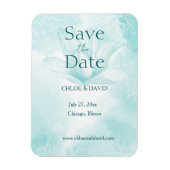 Ethereal Magnolia-Blume, Speichern des Datumsmagne Magnet (Vertikal)