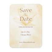 Ethereal Magnolia-Blume, Speichern des Datumsmagne Magnet (Vertikal)