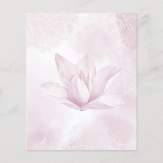 Ethereal Magnolia, Haushalt Hochzeit speichern das (Rückseite)