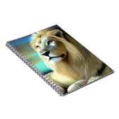 Ethereal Majestic Lions Notizblock (Rechte Seite)