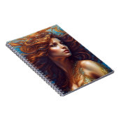 Ethereal Meerjungfrau Art Print Fantasy Underwater Notizblock (Rechte Seite)