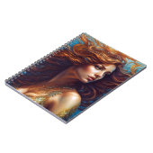 Ethereal Meerjungfrau Art Print Fantasy Underwater Notizblock (Linke Seite)