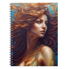 Ethereal Meerjungfrau Art Print Fantasy Underwater Notizblock