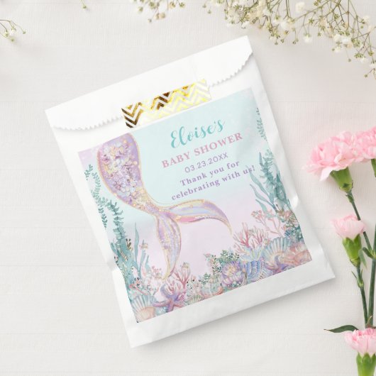 Ethereal Meerjungfrau unter der Sea Baby Dusche Geschenktütchen (Versiegelt)