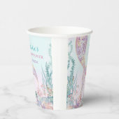 Ethereal Meerjungfrau unter der Sea Baby Dusche Pappbecher (Rechts)