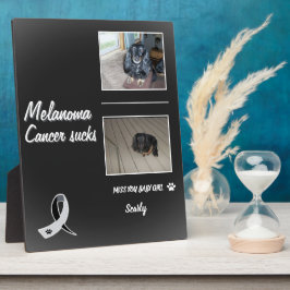 Ethereal Melanoma Pet Prayer Layout Fotoplatte