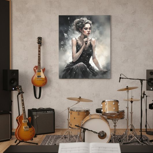 Ethereal Melody Canvas Print Leinwanddruck