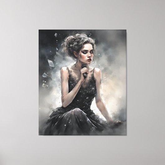 Ethereal Melody Canvas Print Leinwanddruck (Vorderseite)